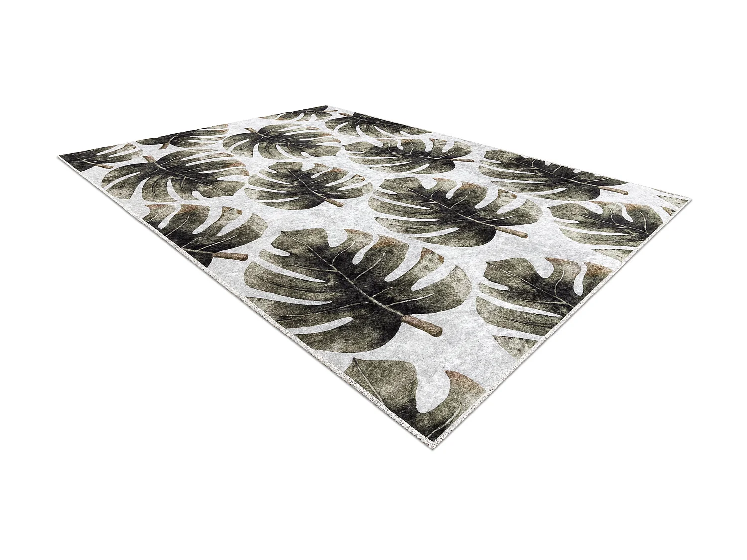 Tapis lavable MIRO 52102.801 Feuilles de monstère antidérapant - ver 80x150 cm
