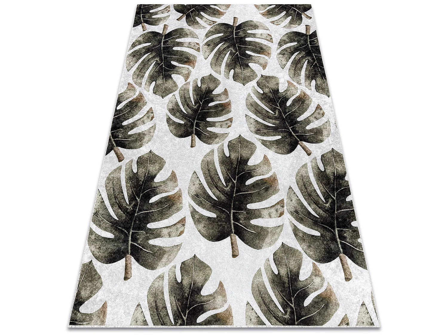 Tapis lavable MIRO 52102.801 Feuilles de monstère antidérapant - ver 80x150 cm