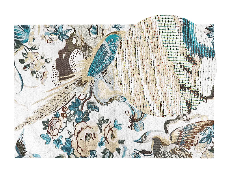 Vloerkleed katoen meerkleurig 200 x 300 cm ARIHA