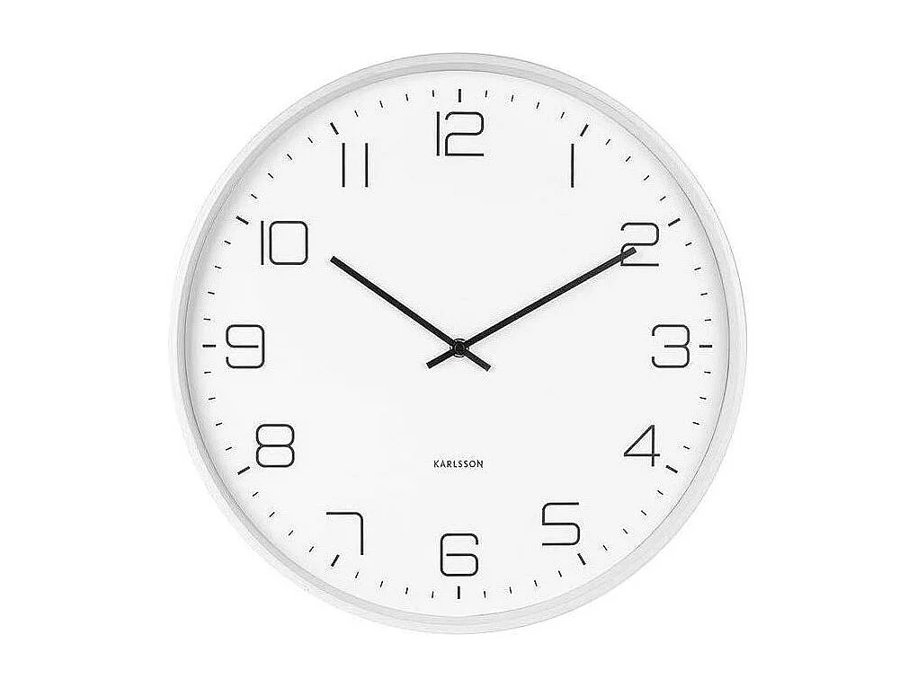 Wandklok Lofty - Zwart- Ø40cm