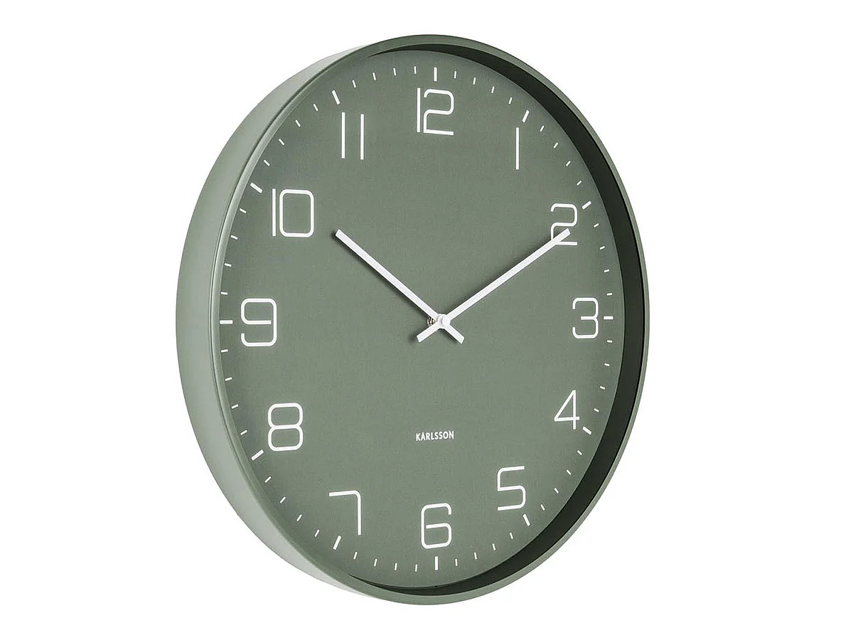 Wandklok Lofty - Groen- Ø40cm