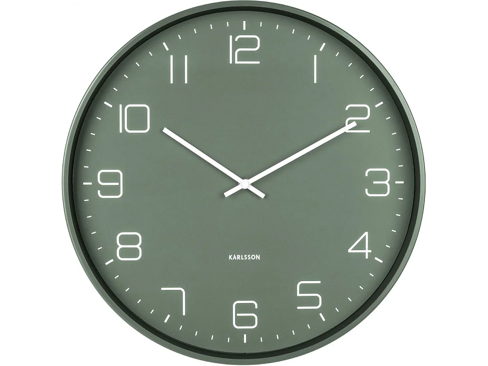 Wandklok Lofty - Groen- Ø40cm
