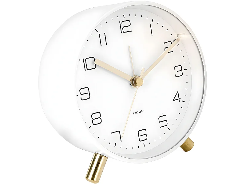 Despertador de metal mate