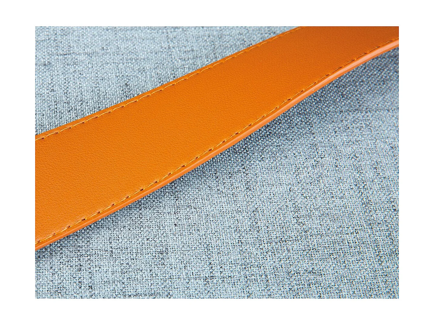 Pouf de Rangement à Anse "Dumont" 42cm Bleu