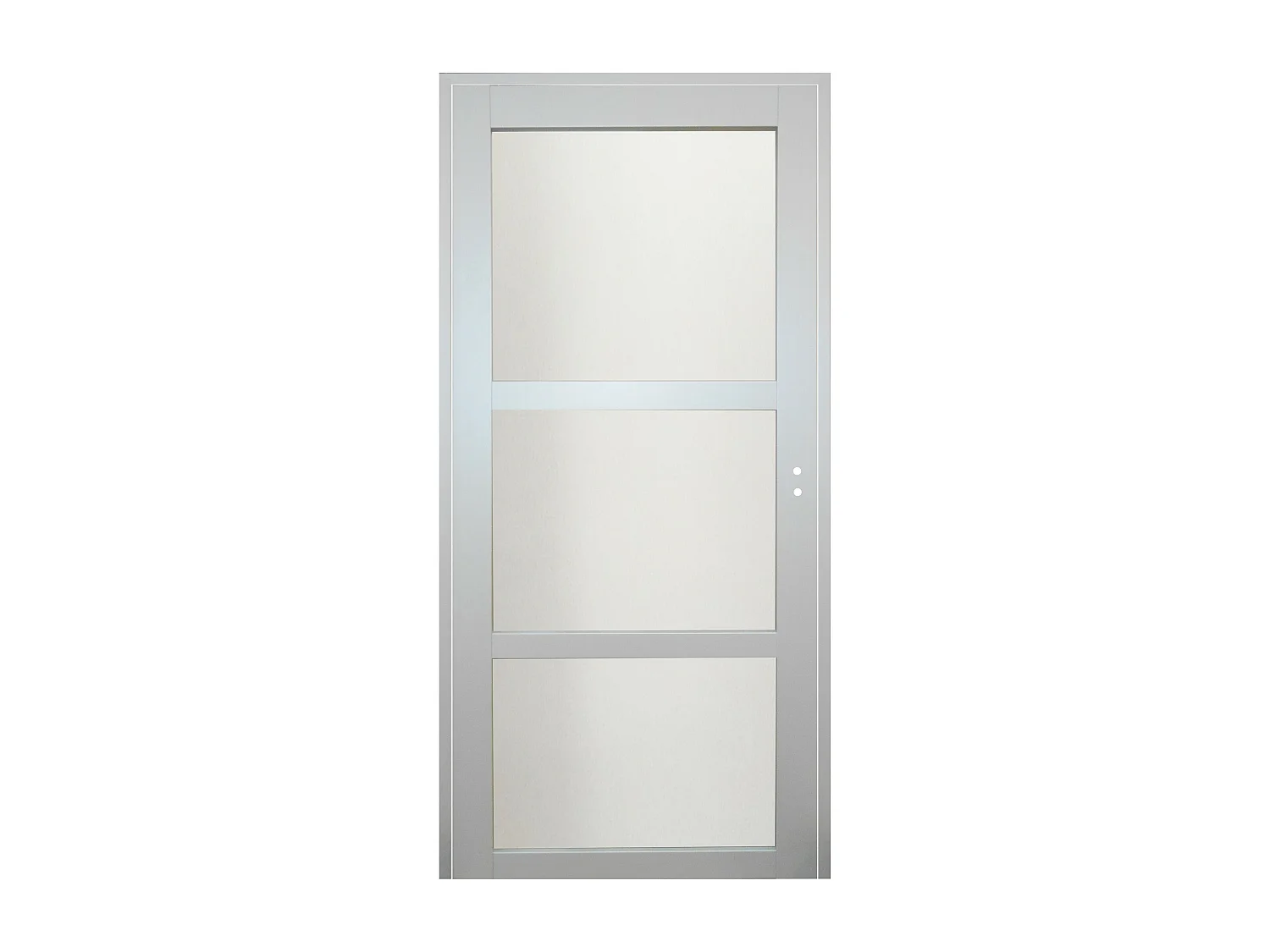 Bloc Porte Greyria Gris Clair Ral7035 Vitree H204 X L83 Poussant Gauche Cotes Tableau Gd Menuiseries