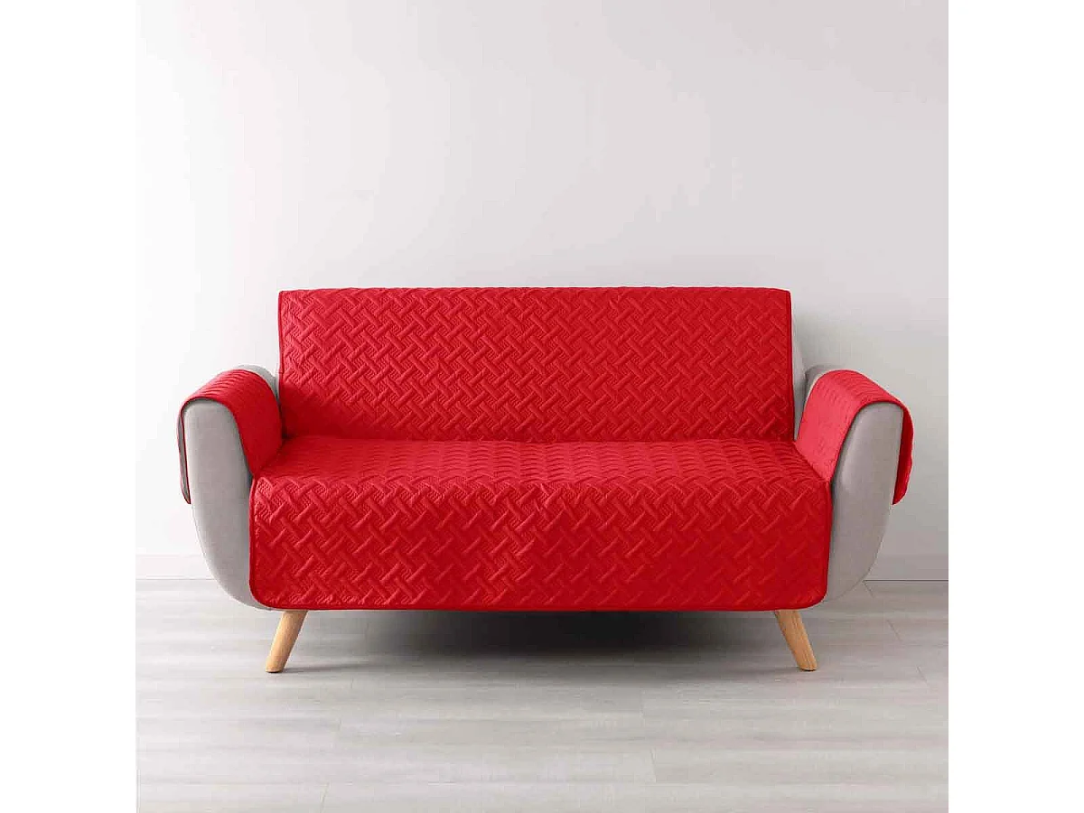 Protège Canapé "Lounge" 179x223cm Rouge