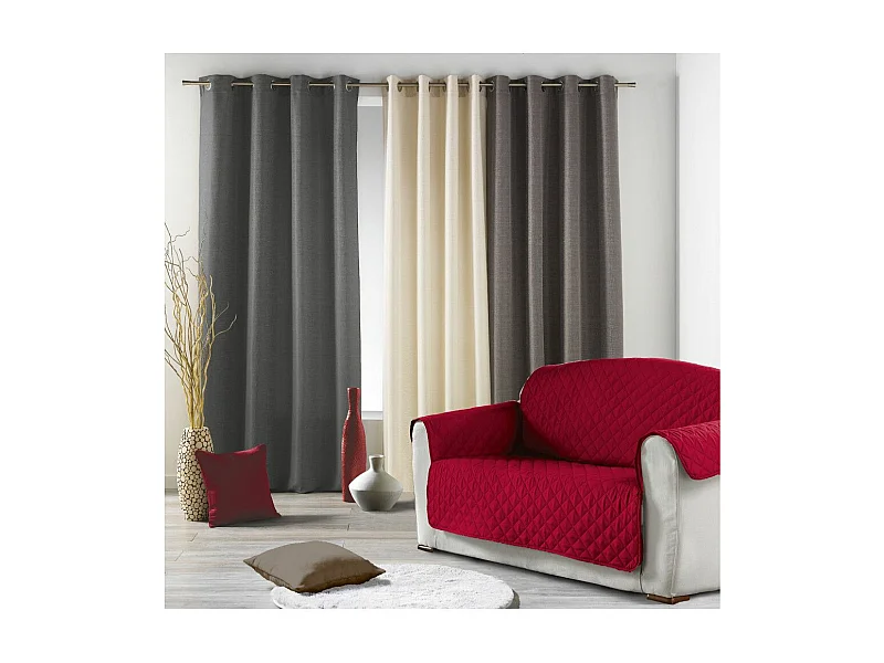 Protège Canapé Matelassé "Club" 179x279cm Rouge