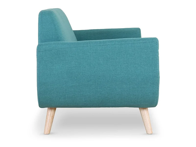 Canapé 2 Places Scandinave "Miramas" 160cm Bleu Vert