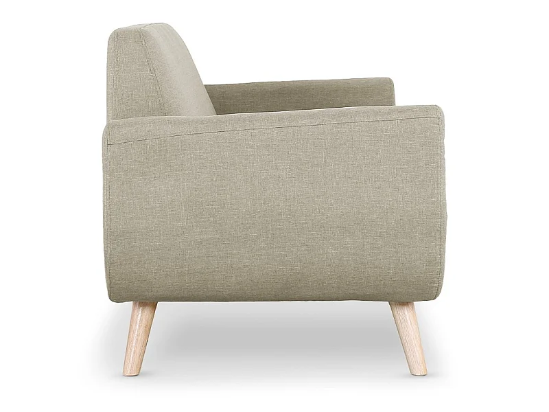 Canapé 2 Places Scandinave "Miramas" 160cm Beige