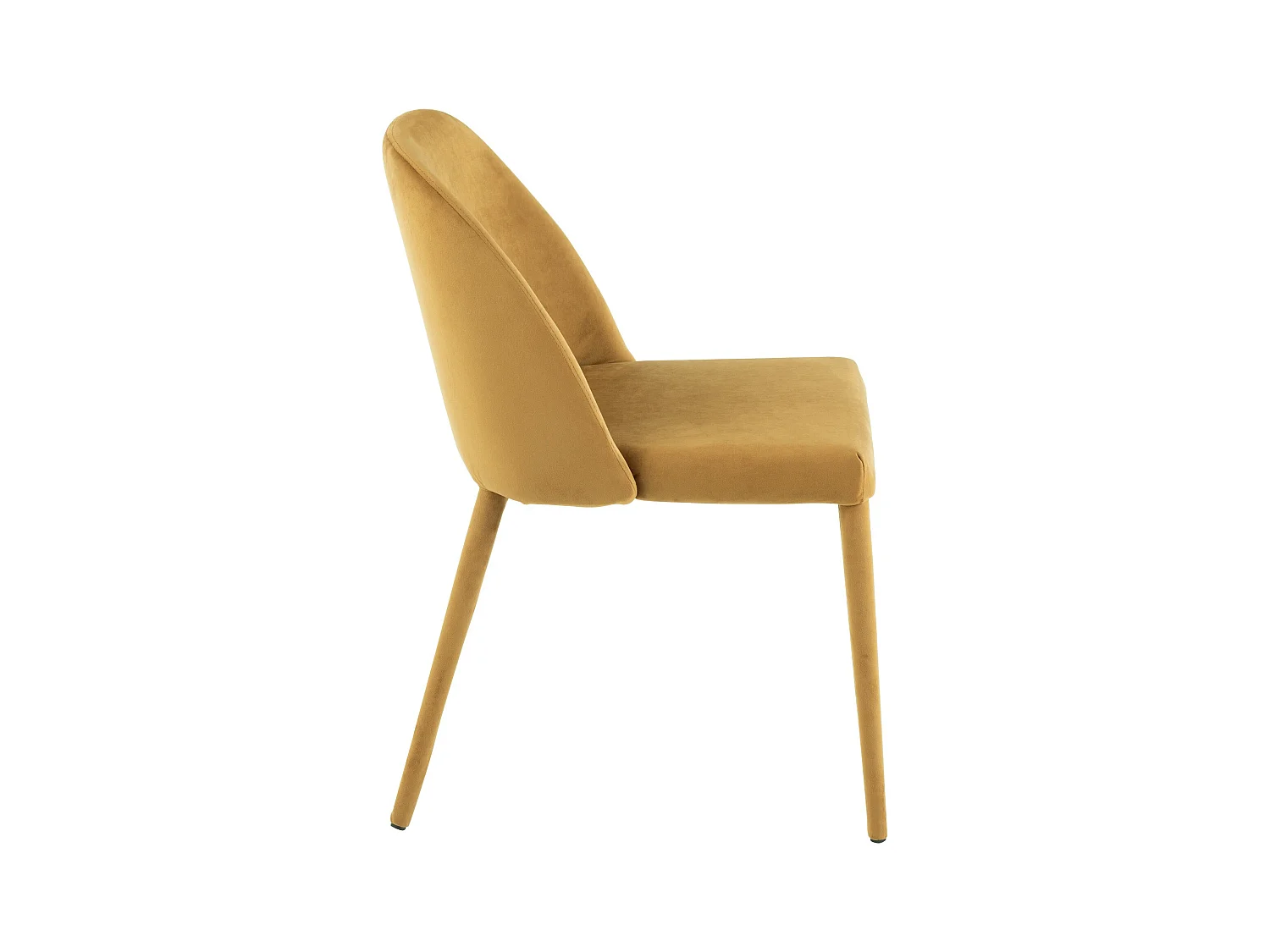 Chaise Design "Charlotte" 81cm Jaune Ocre