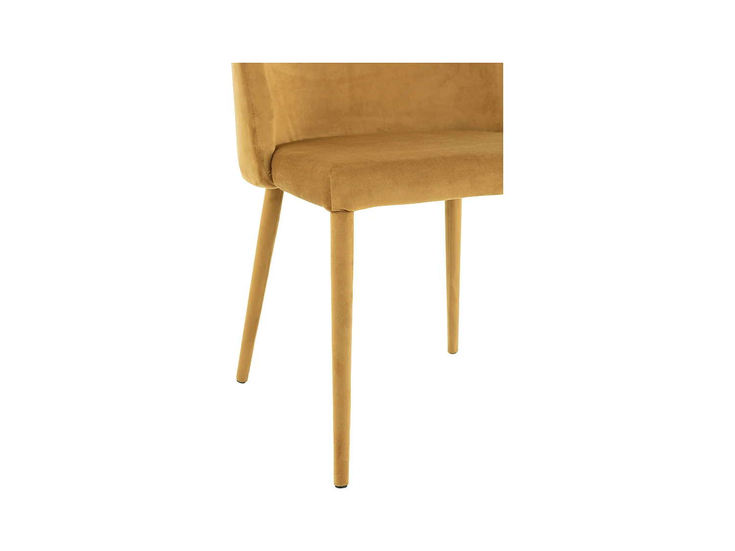 Chaise Design "Charlotte" 81cm Jaune Ocre
