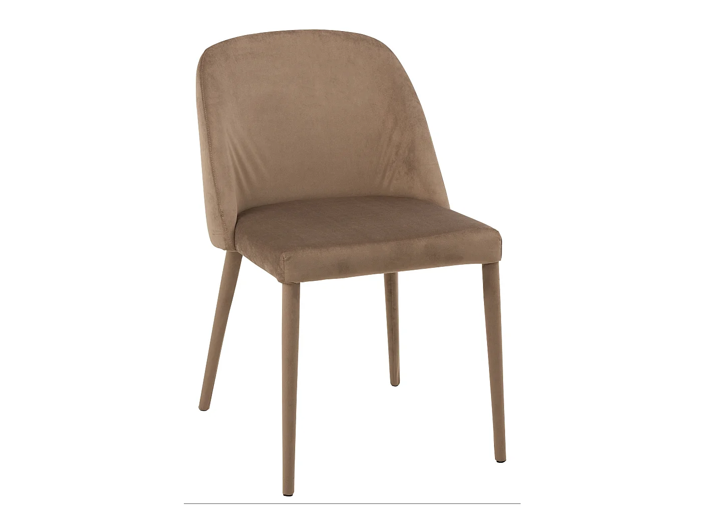 Chaise Design "Charlotte" 81cm Marron