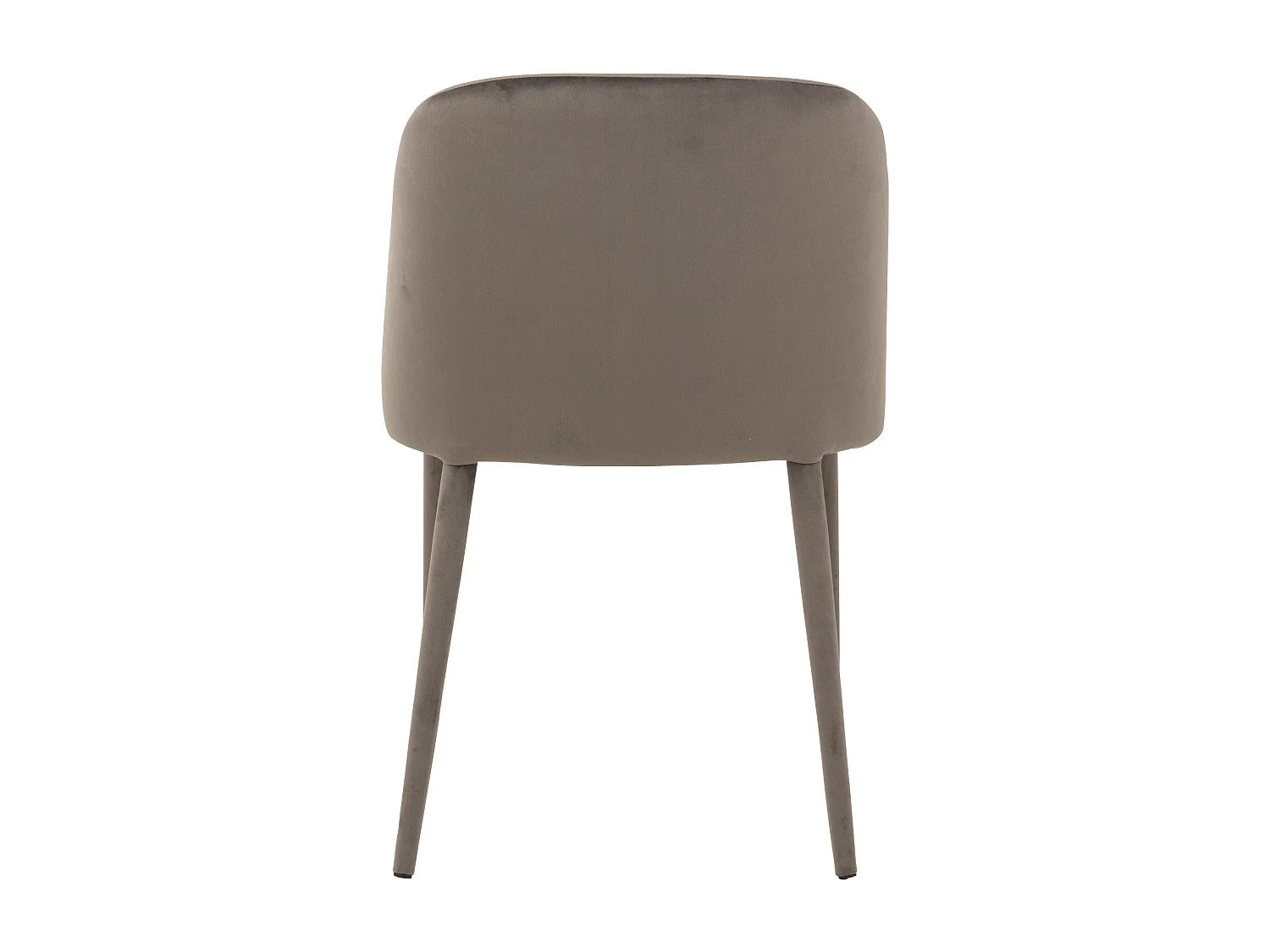 Carlito grijze textielmetalen stoel L 58 cm