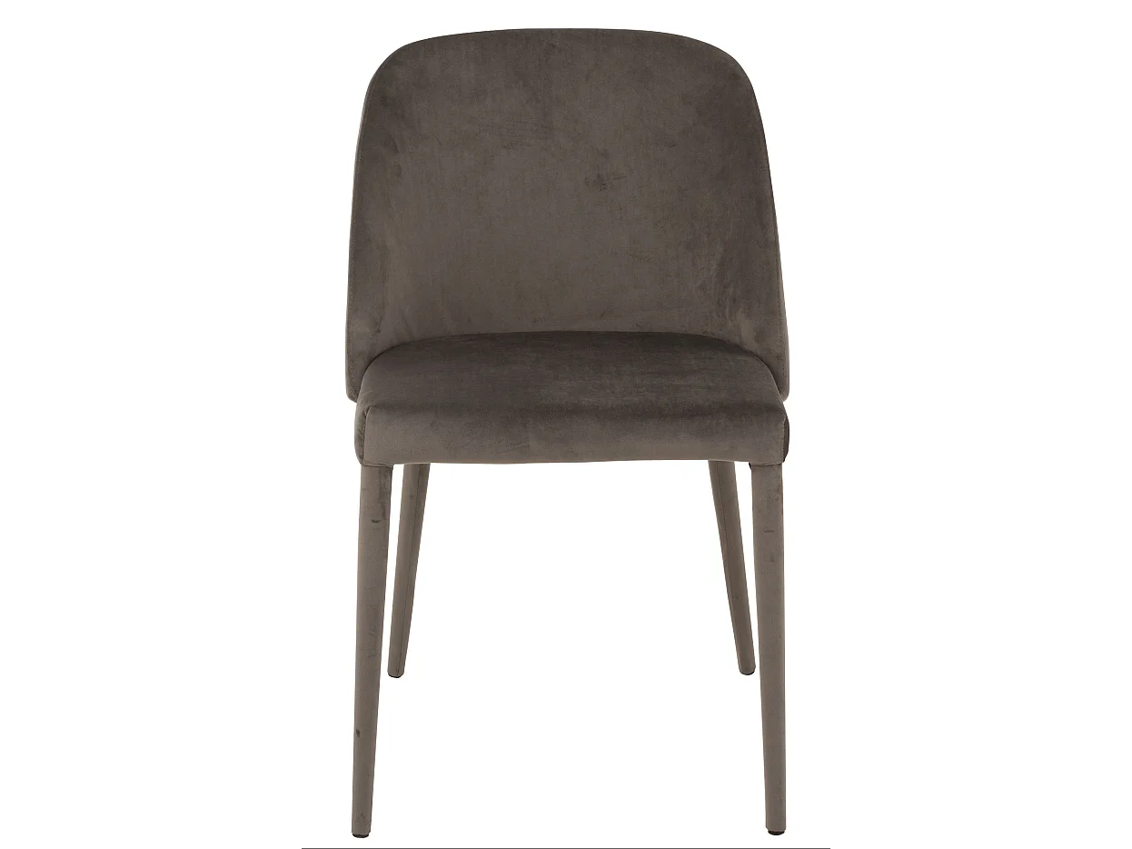 Chaise Design "Charlotte" 81cm Gris