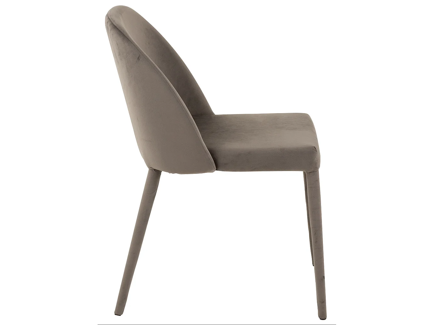 Chaise Design "Charlotte" 81cm Gris