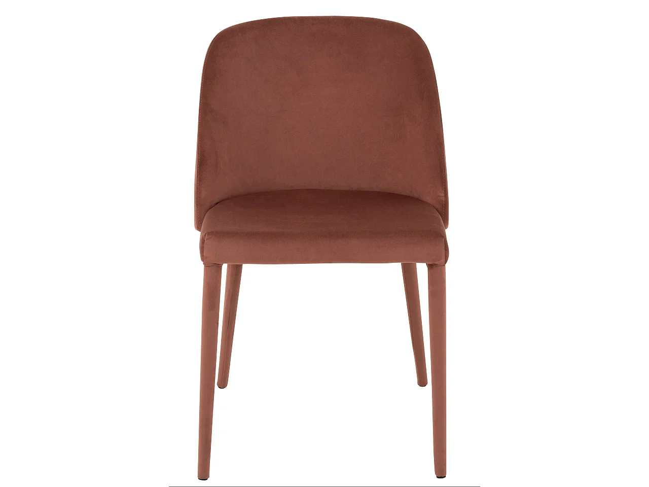 Cassie antiek roze metalen stoel L 58 cm