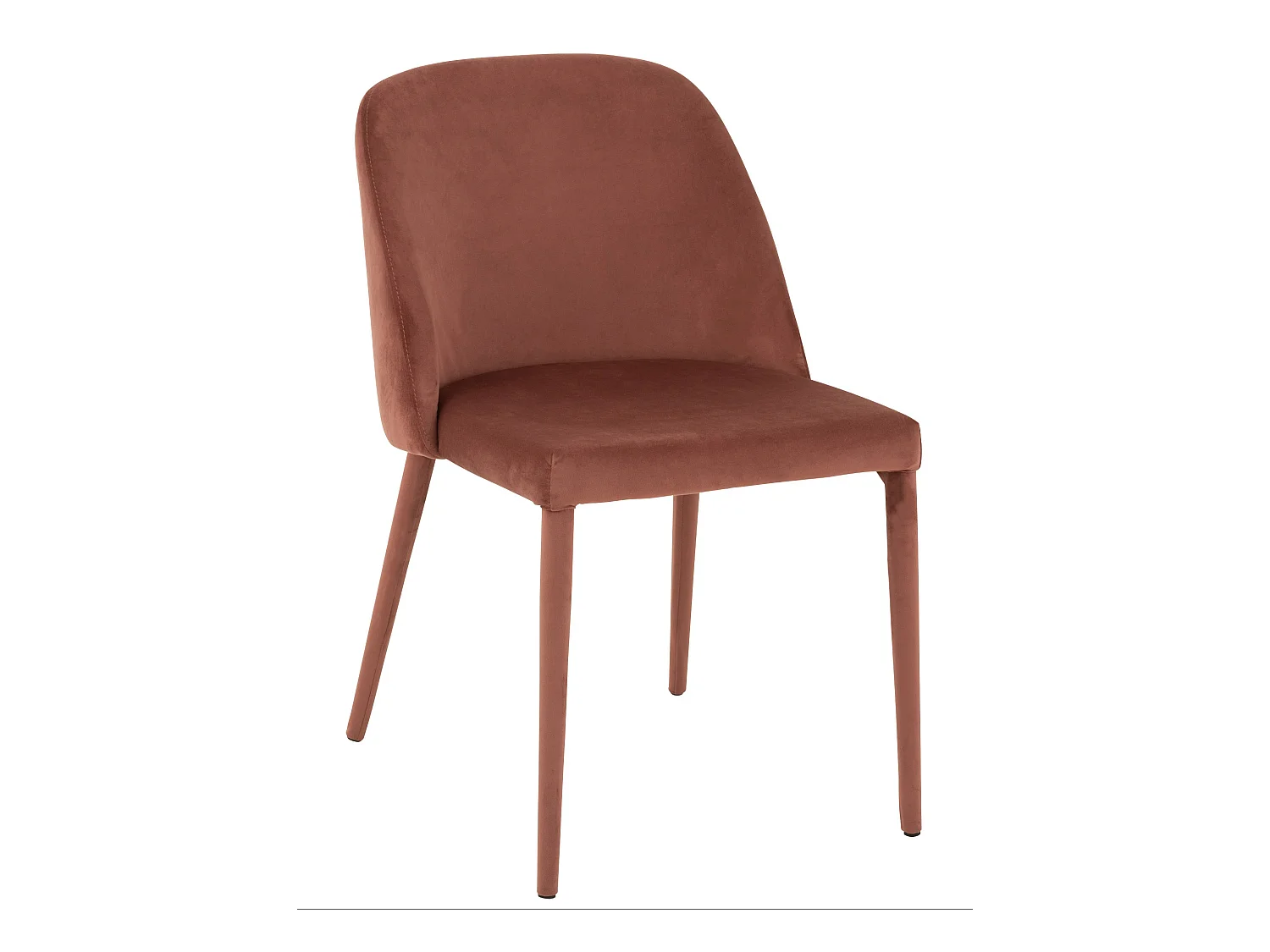 Chaise Design "Charlotte" 80cm Vieux Rose