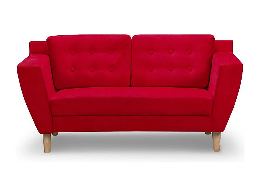 Canapé 2 Places "Melody" 151cm Rouge
