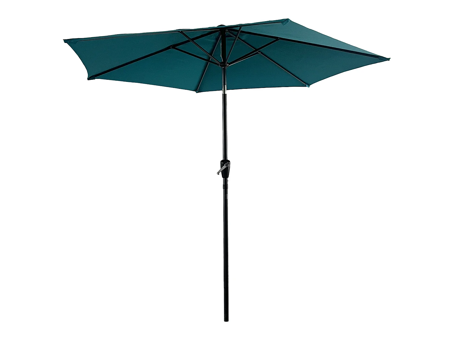 HAPUNA rechte ronde parasol 2,70m diameter blauw