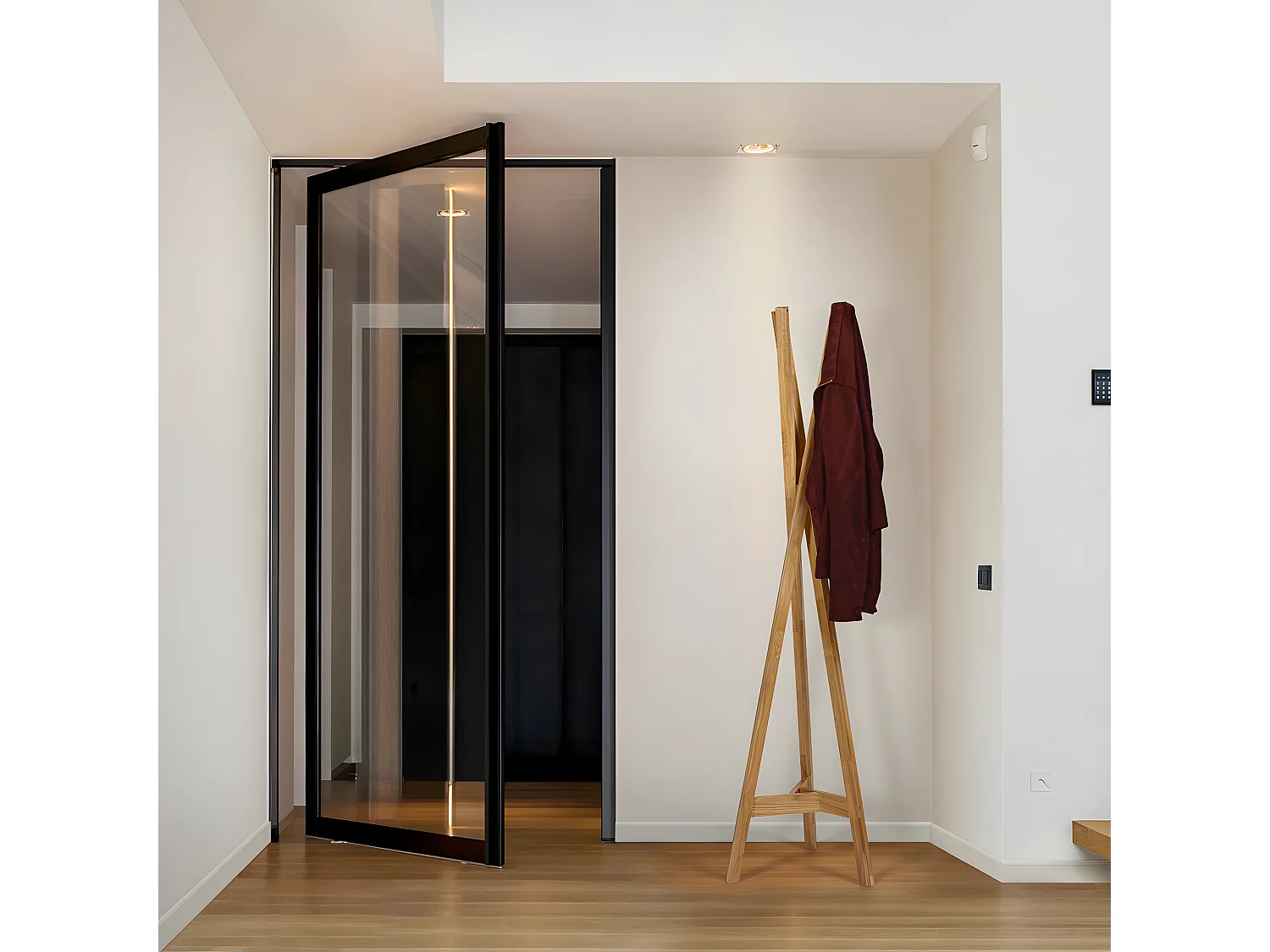 Porte-Manteaux Design "Cliffa" 175cm Naturel