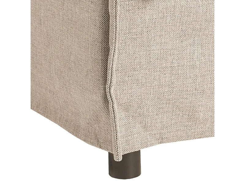 Canapé Lin 3 Places "Odilon" 210cm Beige