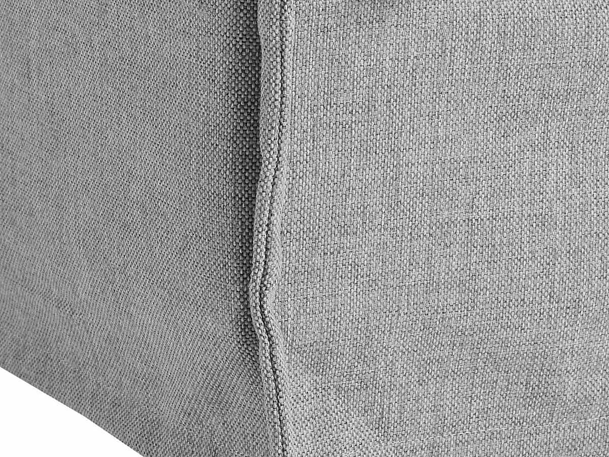 Canapé Lin 3 Places "Odilon" 210cm Gris Clair