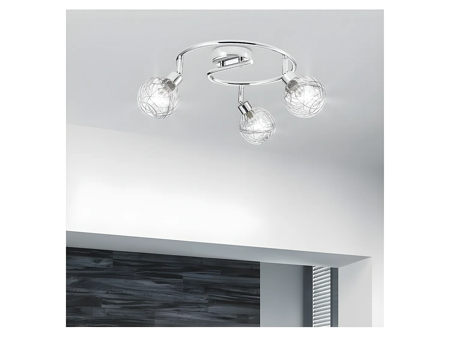Lampe de bureau chrome ROLO d'une lampe de ALEMAR