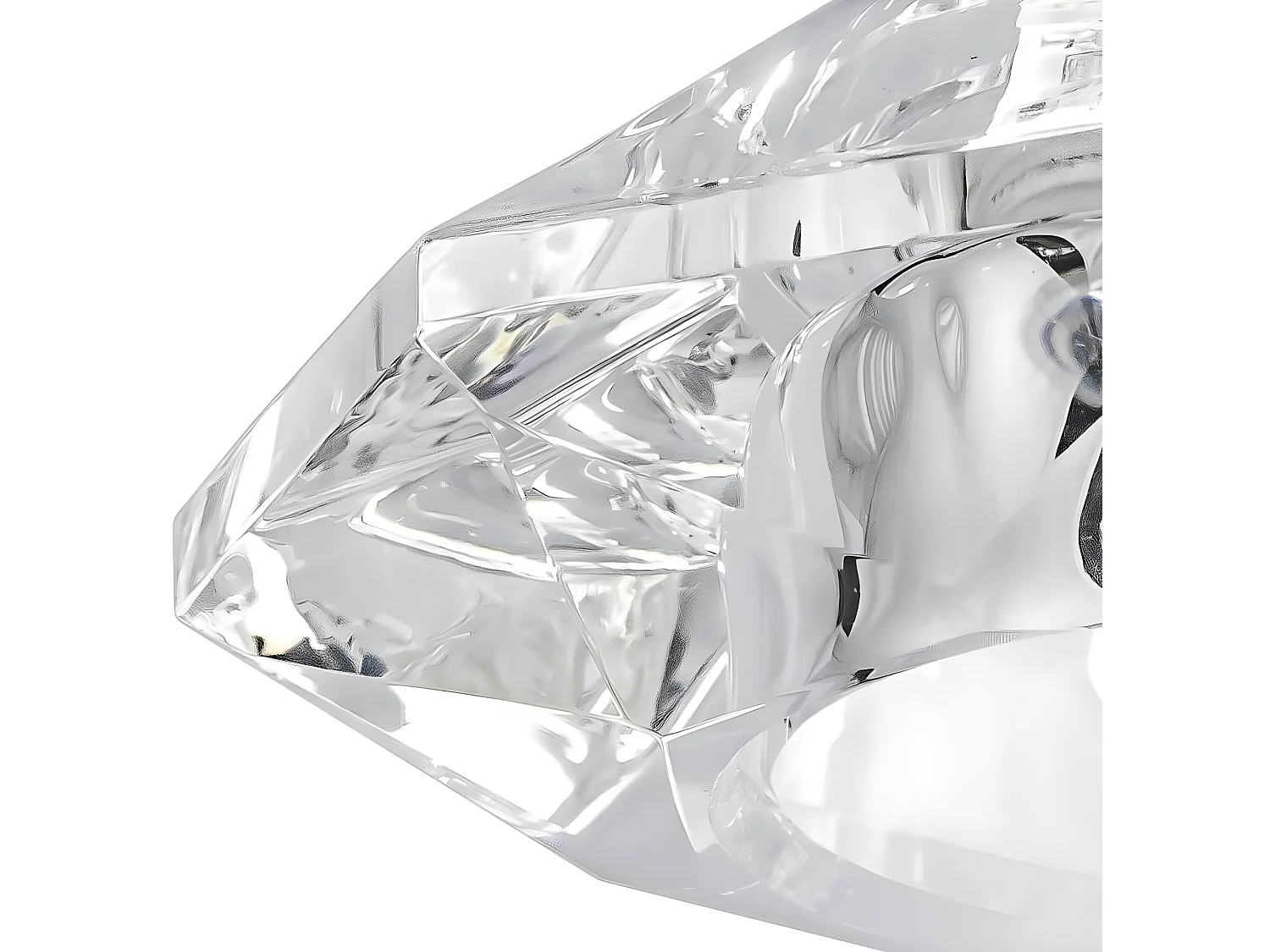 Spot pour mur ou plafond CHIC chrome-verre