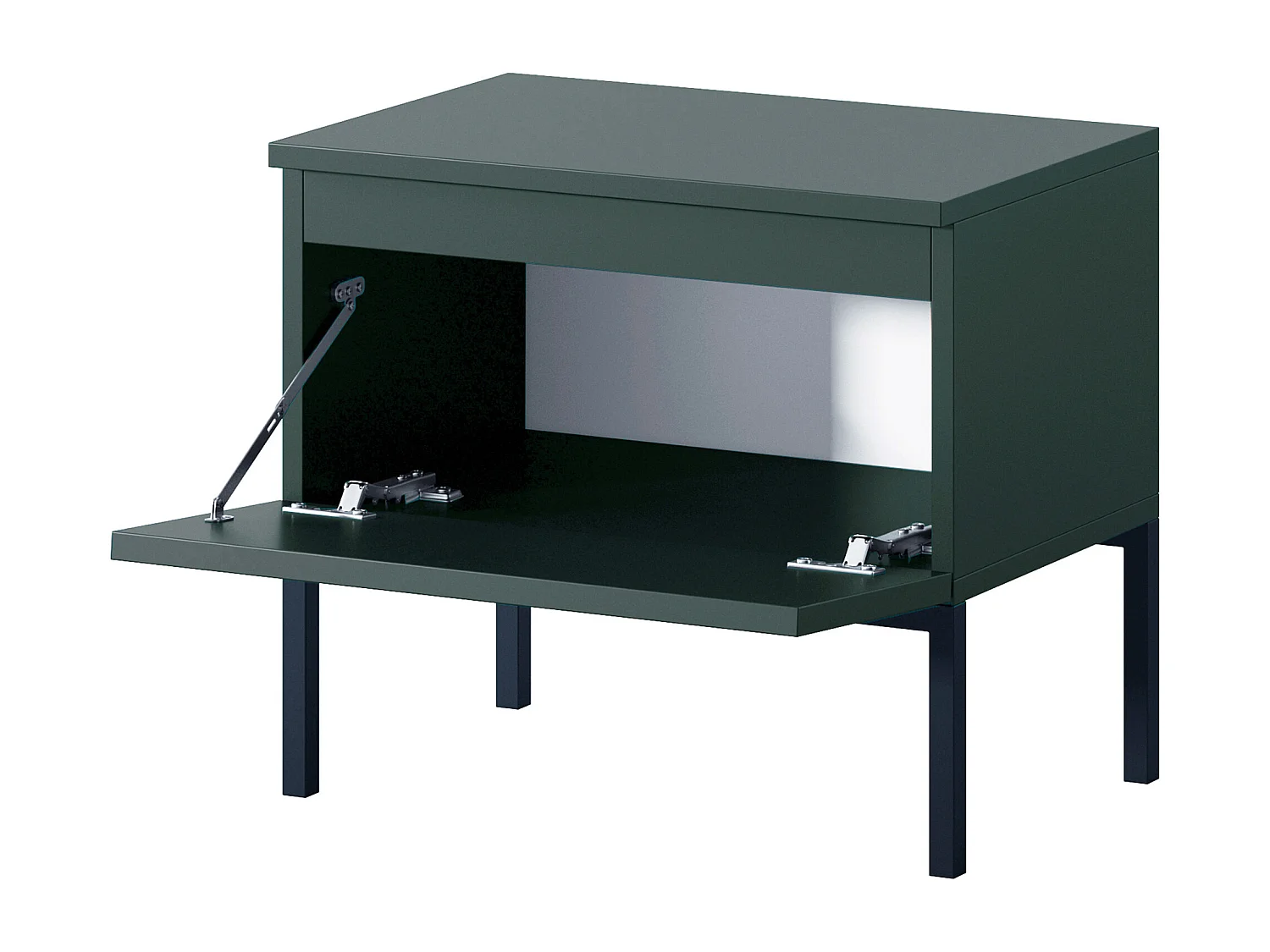 Table de chevet - Vert foncé - Bemmi