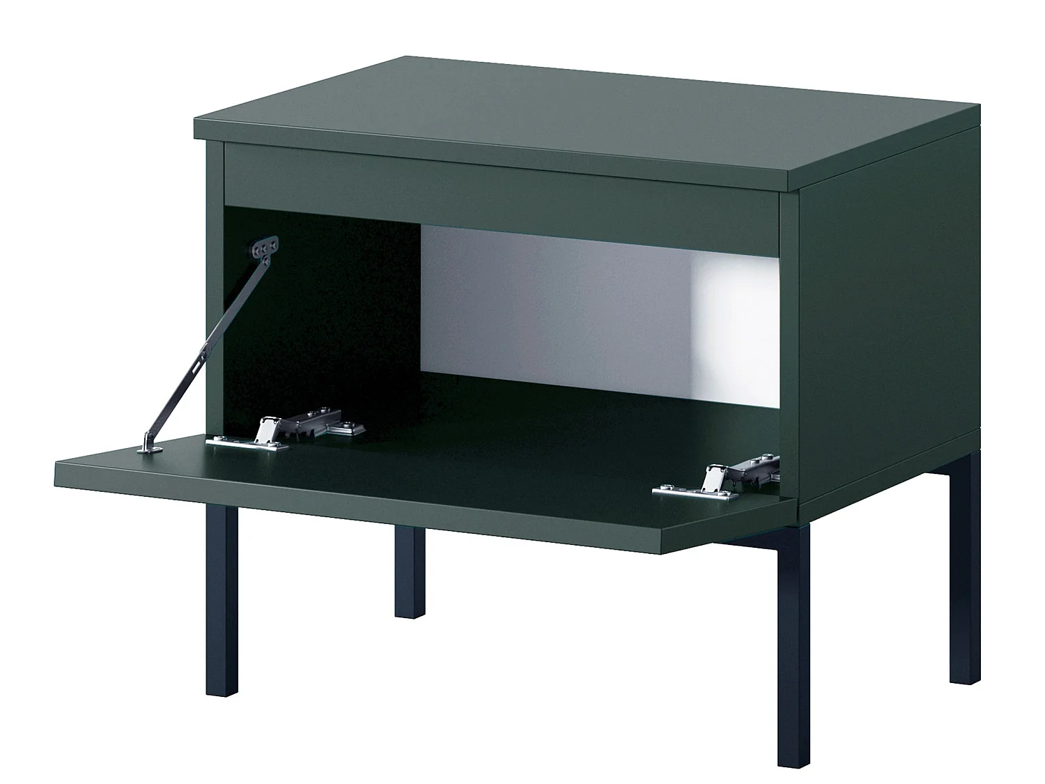 Table de chevet - Vert foncé - Bemmi