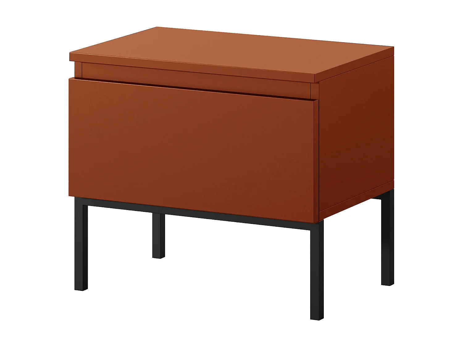 Selsey BEMMI - mesita de noche - color ladrillo