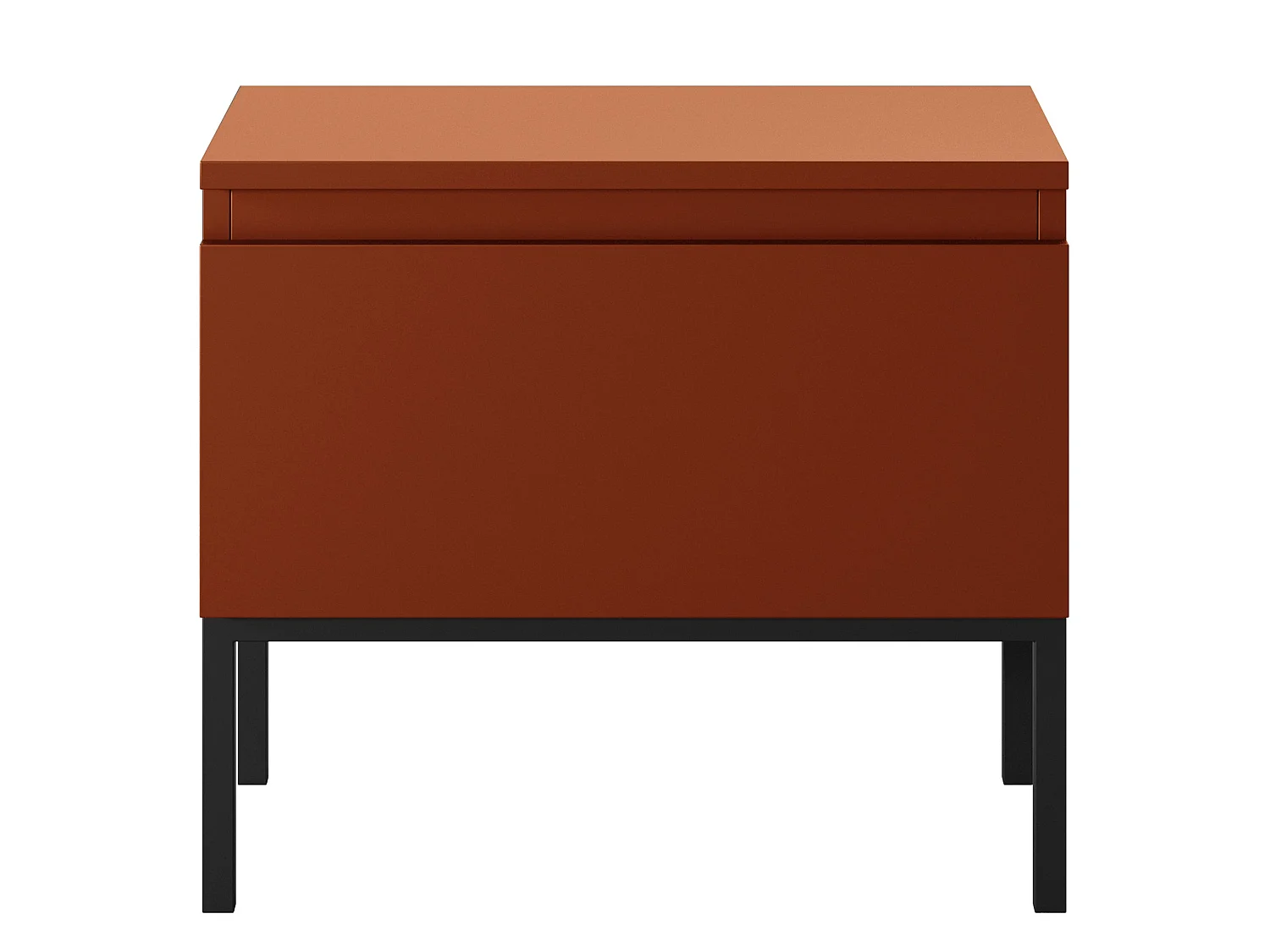 Meuble de chevet - Rouge brique - Bemmi