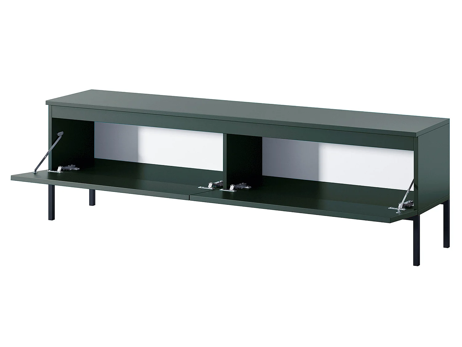 Meuble TV - 150 cm - Vert foncé - Bemmi
