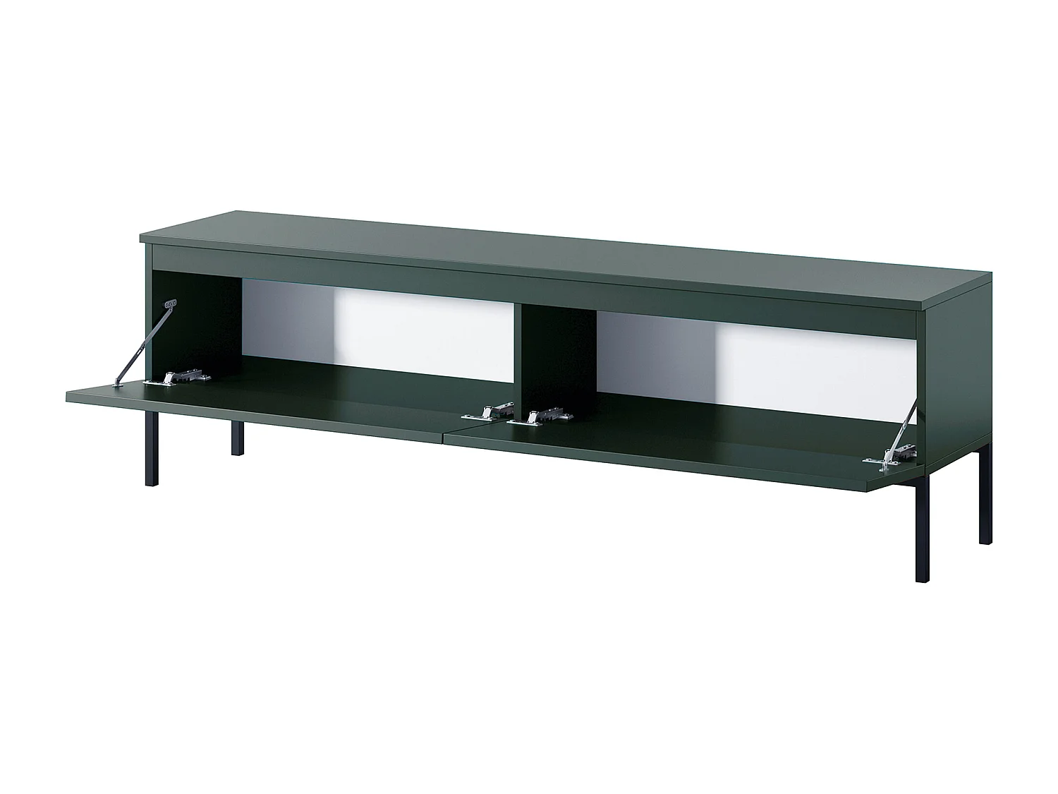 Meuble TV - 175 cm - Vert foncé - Bemmi