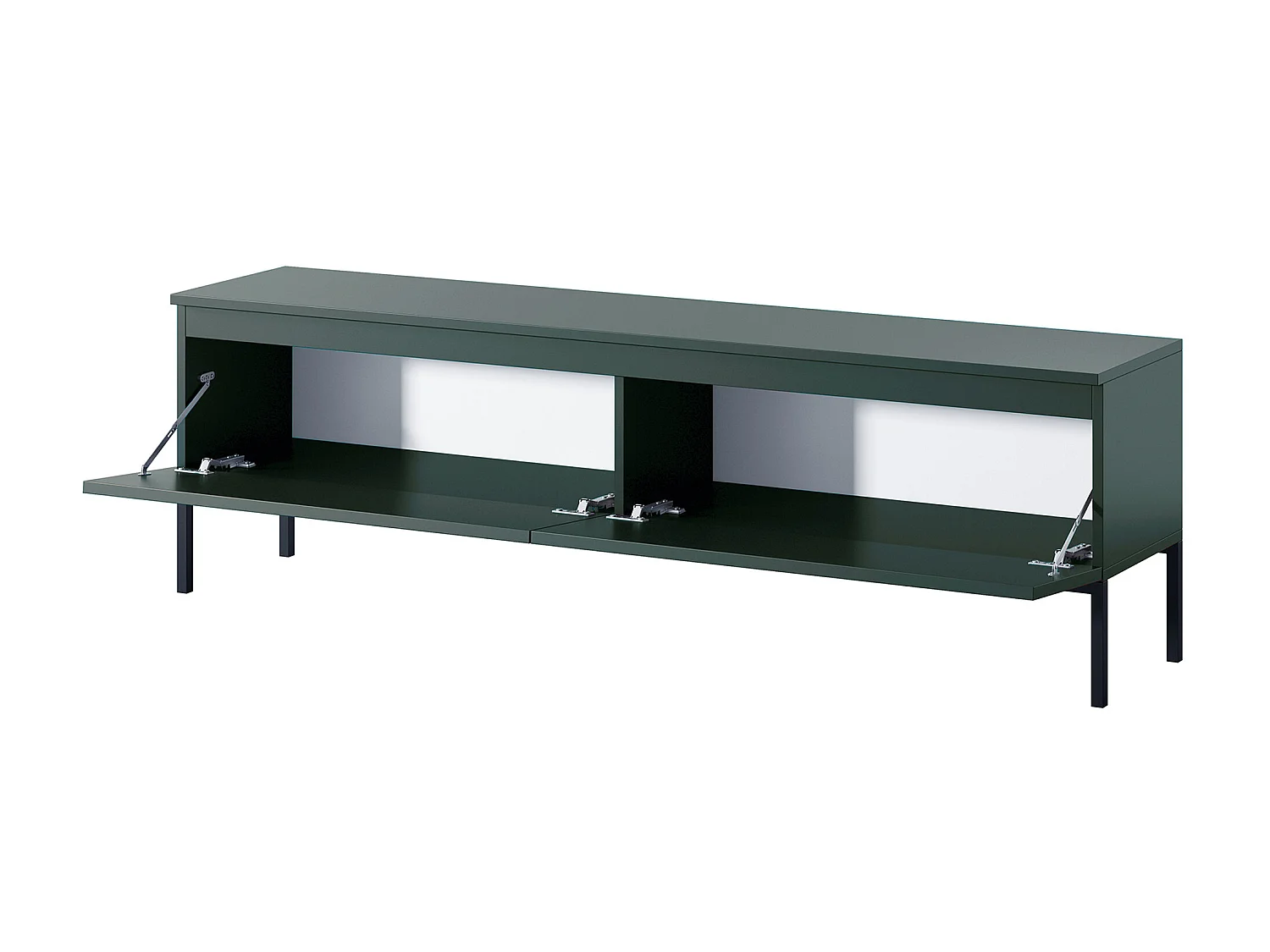 Meuble TV - 175 cm - Vert foncé - Bemmi