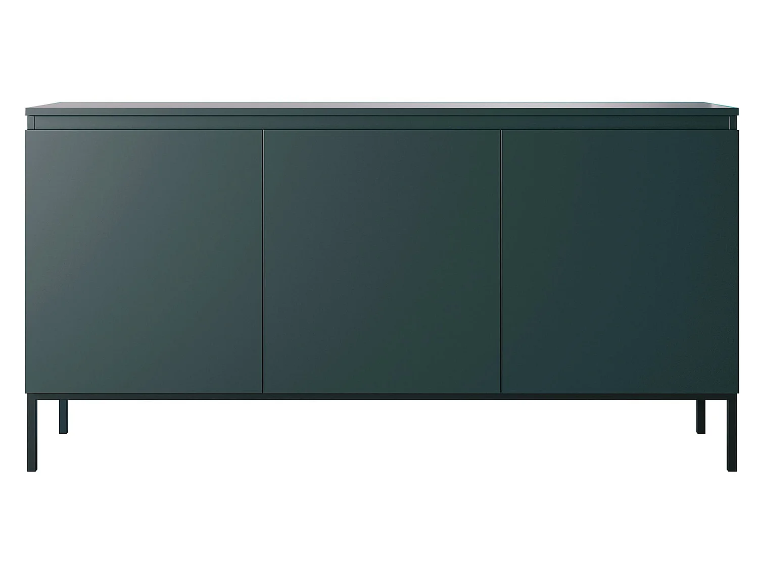 Buffet à trois portes 150 cm - Vert foncé - Bemmi