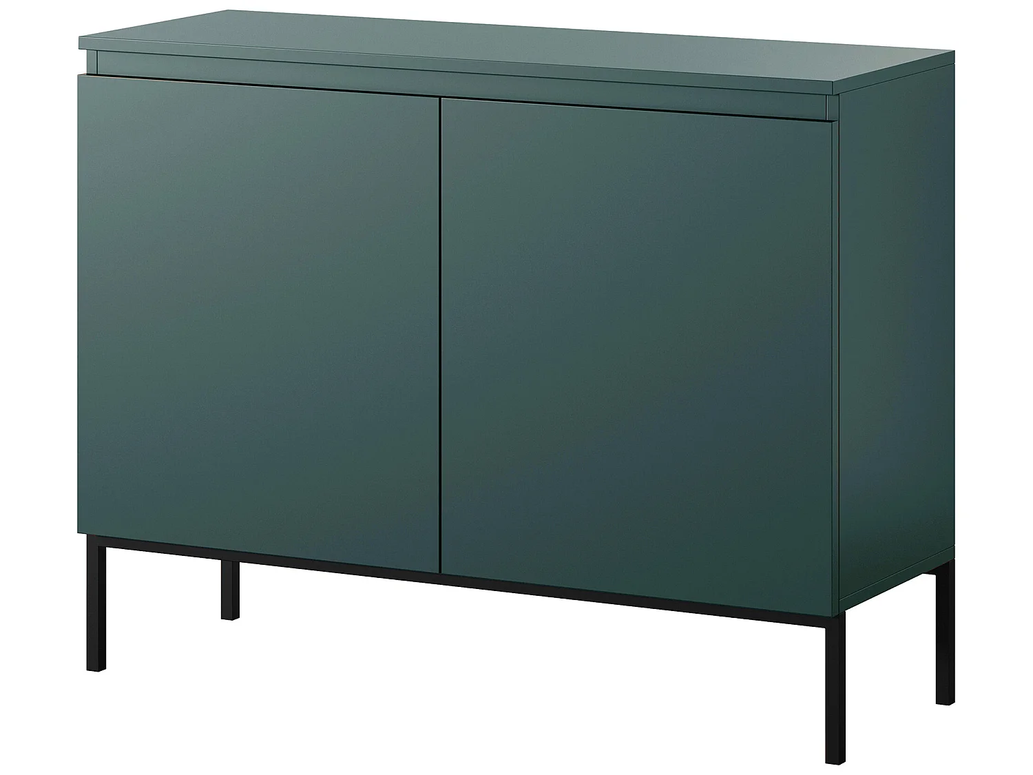 100 cm tweedeurs ladekast - Donkergroen - Bemmi