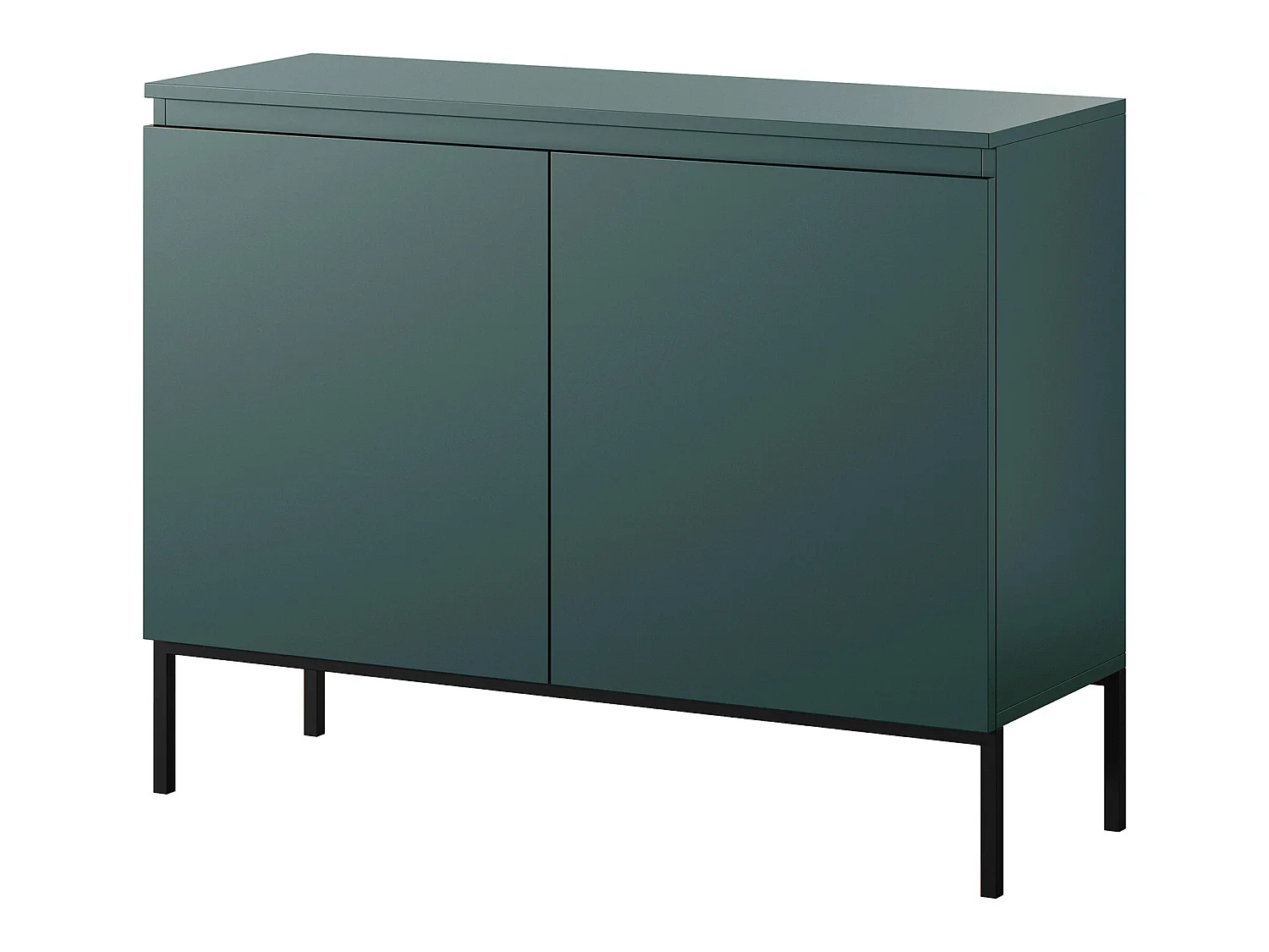 100 cm tweedeurs ladekast - Donkergroen - Bemmi