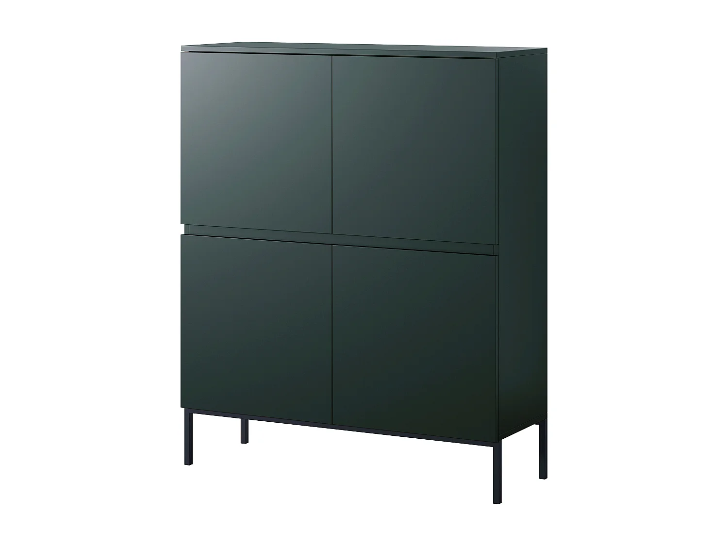 Kommode 100 cm - Dunkelgrün - Bemmi