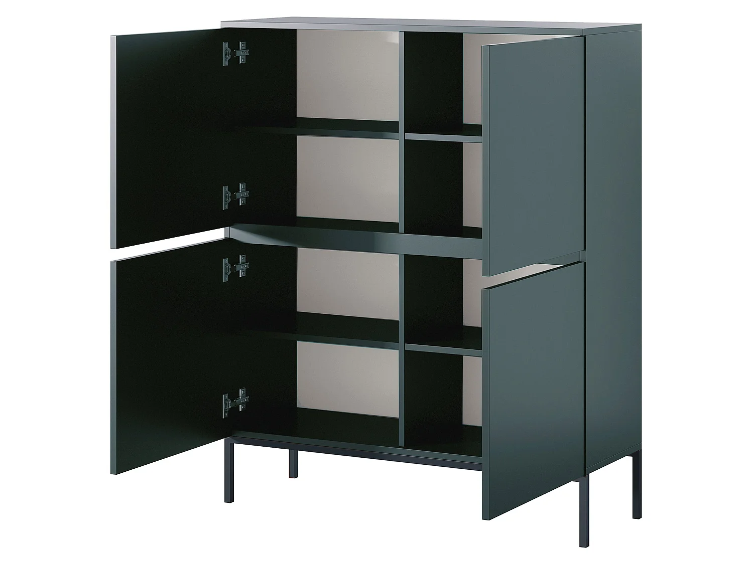 Buffet 100 cm - Vert foncé - Bemmi