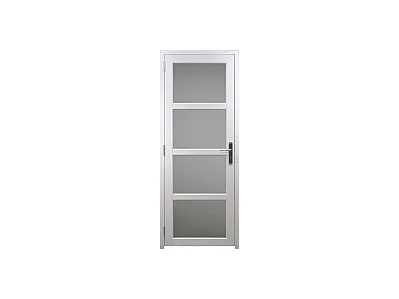 Bloc Porte Tamera Blanc H204 X L73 Poussant Droite Cotes Tableau Gd Menuiseries