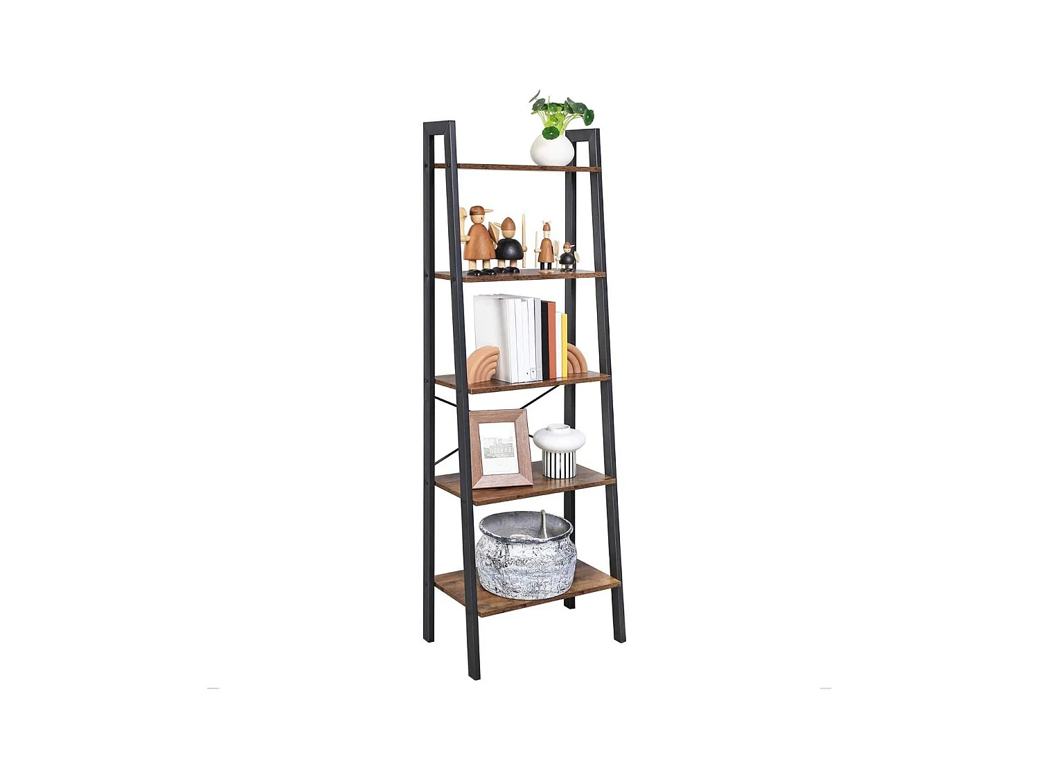 Etagère 5 Niveaux Style Industriel - H172 cm