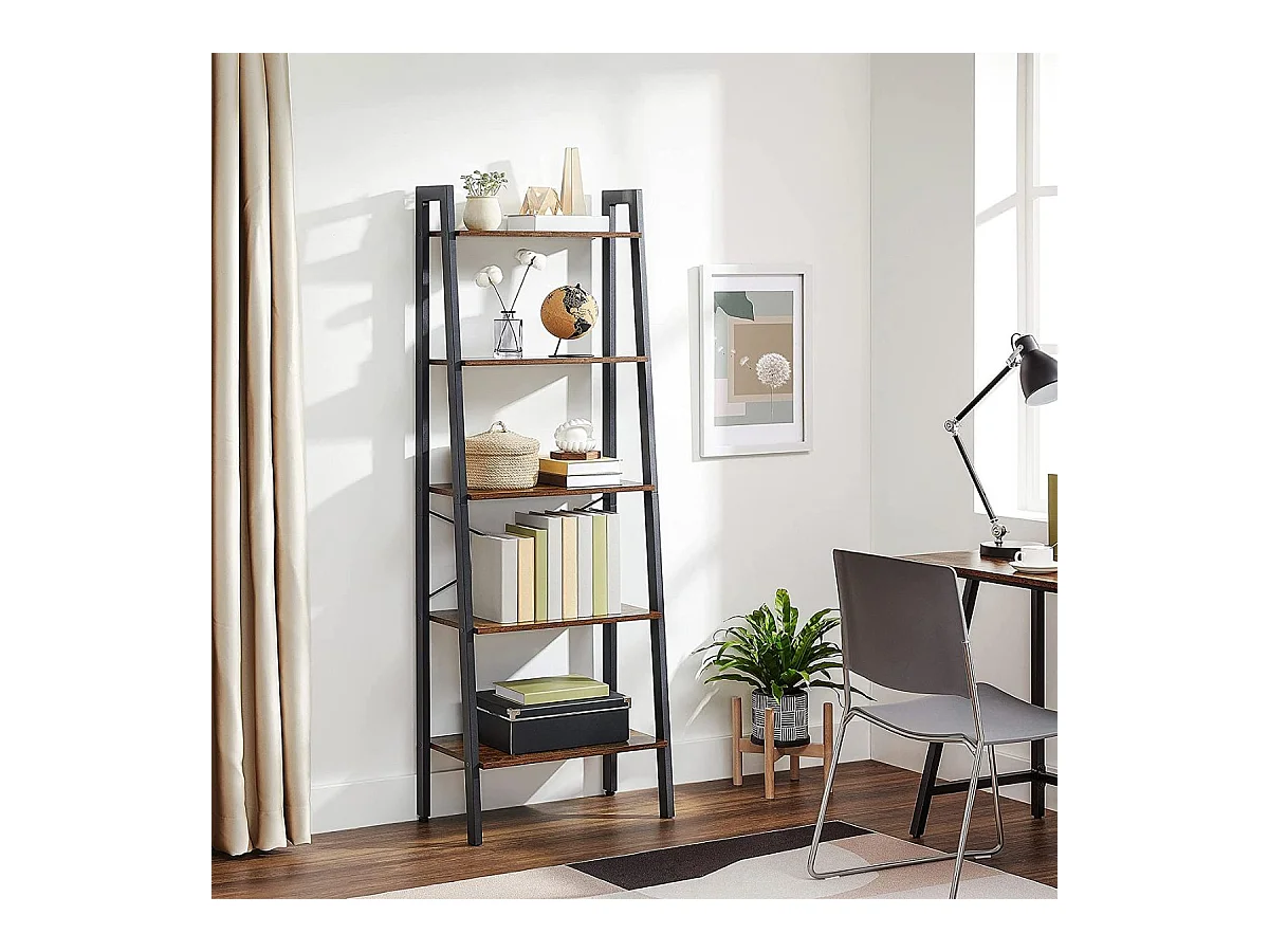 Etagère 5 Niveaux Style Industriel - H172 cm