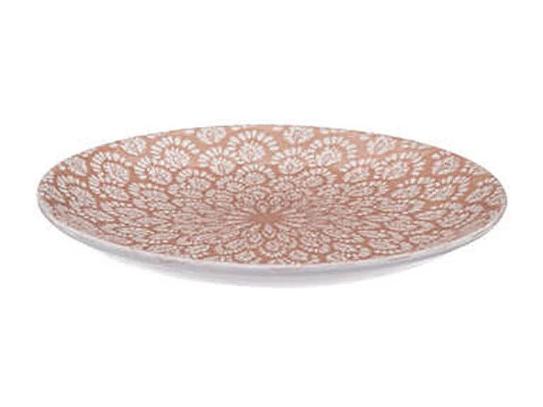 Lot de 6 Assiettes à Dessert "Carmen" 21cm Rose