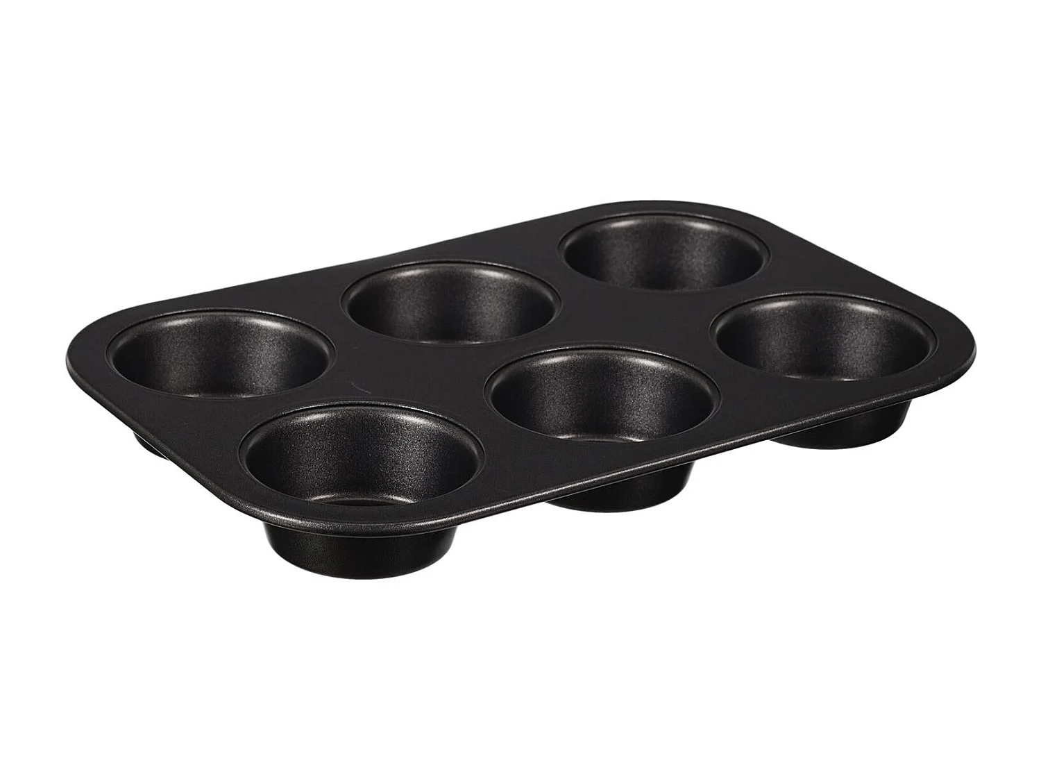 Moule 6 Muffins "Carbon Steel" 27cm Gris