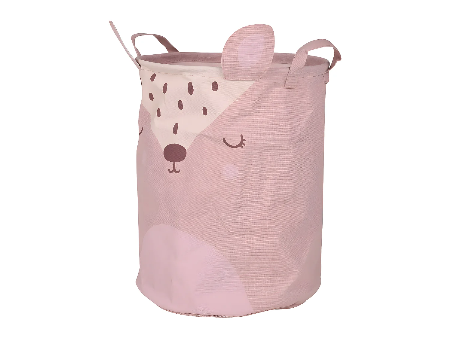 Panier de Rangement Enfant "Biche" 40cm Rose