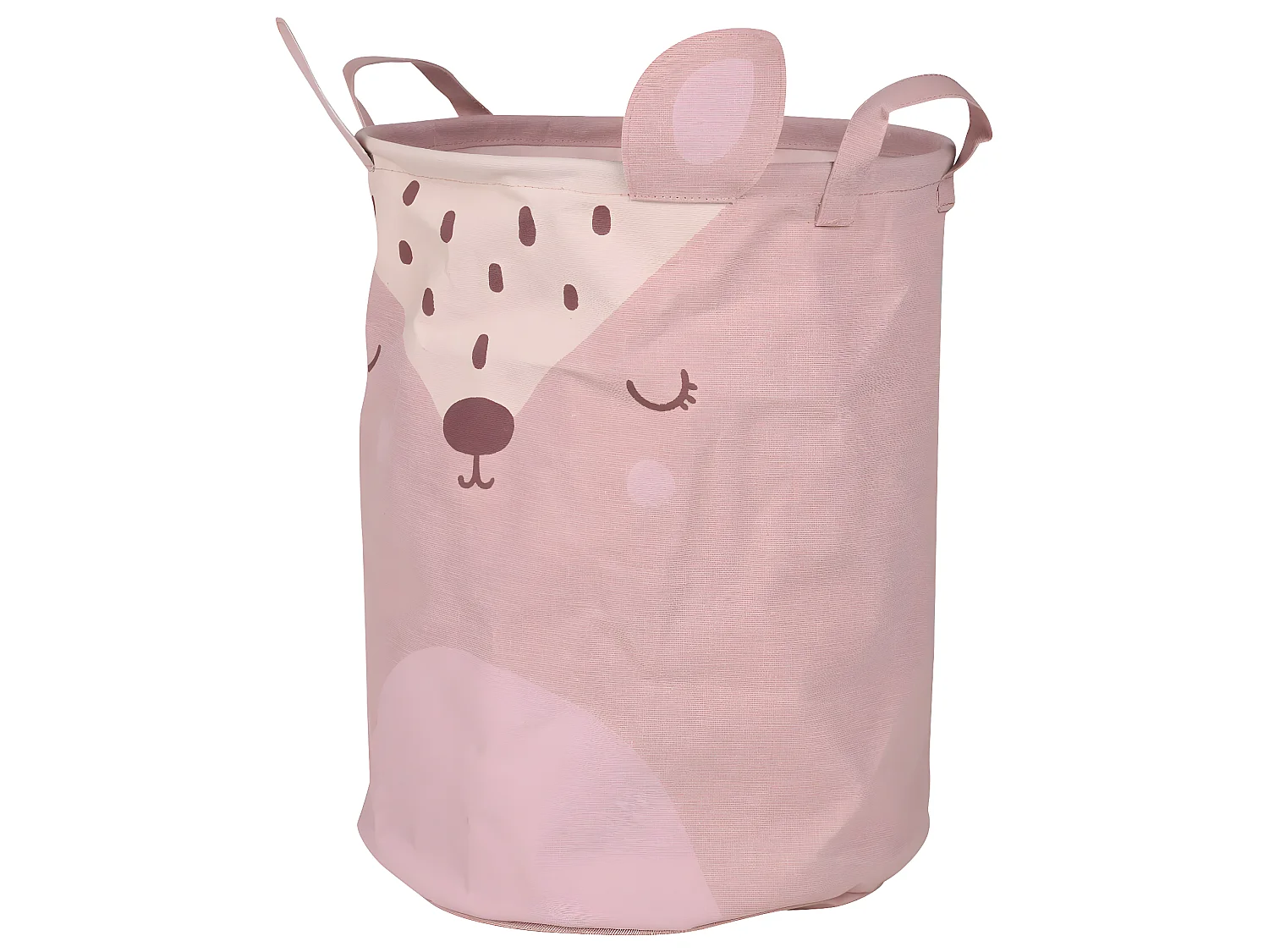 Panier de Rangement Enfant "Biche" 40cm Rose