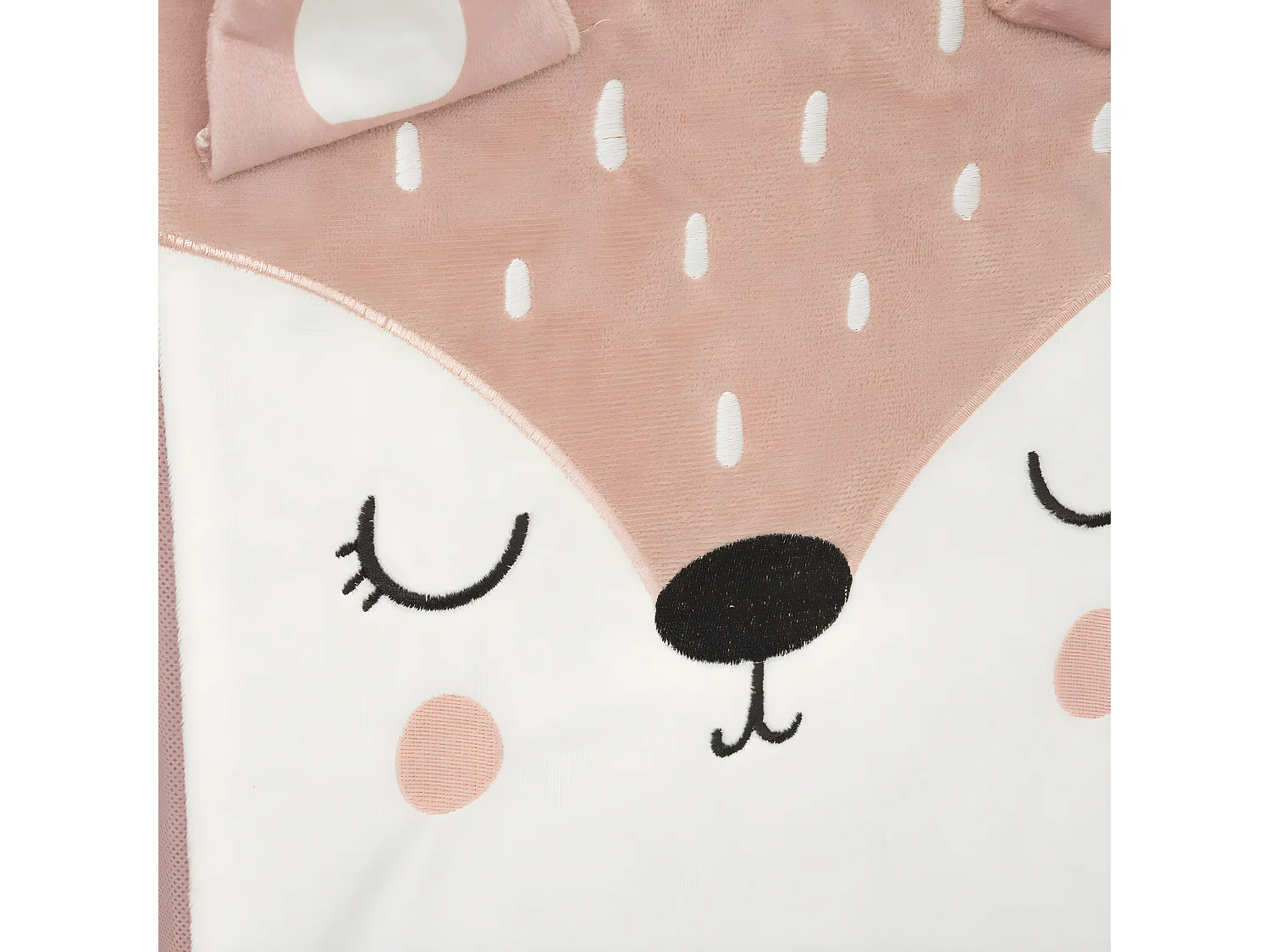 Boîte de Rangement Enfant "Biche" 29x29cm Rose