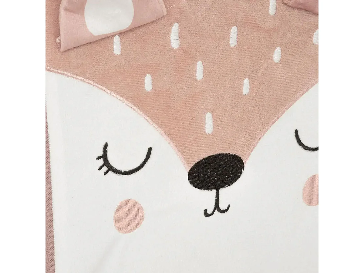 Boîte de Rangement Enfant "Biche" 29x29cm Rose