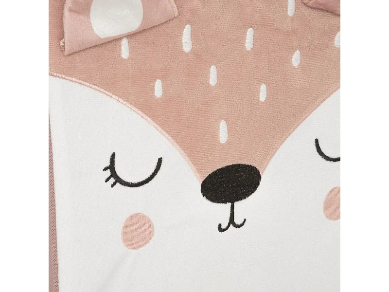 Boîte de Rangement Enfant "Biche" 29x29cm Rose